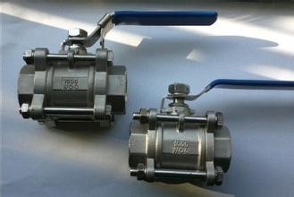 3-pc stainless steel ball valves full port 1000wog BSPP NPT ISO-5211 DIRECT