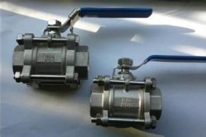 Wholesale 3-pc stainless steel ball valves full port 1000wog BSPP NPT ISO-5211 DIRECT MOUNTING PAD from china suppliers