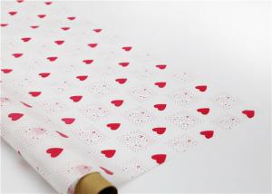 Wholesale Heart Shapes Custom Printed Wax Paper , Greaseproof Decorative Wax Paper Sheets from china suppliers