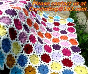 China Crochet Vintage Throw Blankets Hand-Woven Bedspread Bedcover Home Decorate Bed/sofa Blanke on sale