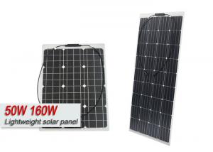 Wholesale Durability High Output Solar Panels , Frameless 160w Lightweight Solar Cells Panel from china suppliers