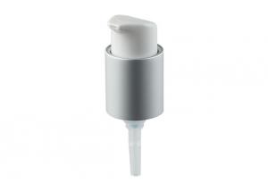 China Aluminum Silver Closure Cream Pump Dispenser 24/410 With Plastic Pp Material on sale