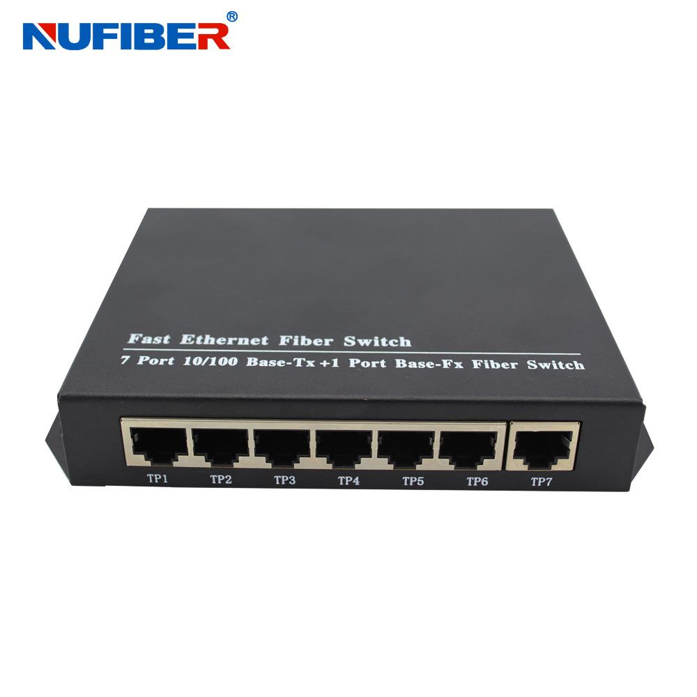 DC5V 1A 7 Port Ethernet Switch 100Mbps Speed IEEE802.3u Standard for sale