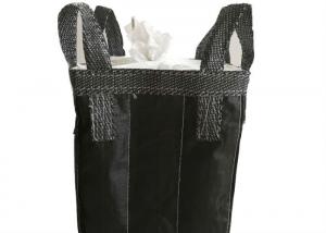 Wholesale Black Flexible PP Bulk Bag Flat Bottom With Spout 100% Virgin PP Founded 1000kgs from china suppliers
