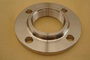 Wholesale A789 A790 F51 F55 3 Inch 1500LBS  Threaded Pipe Flange Stainless Steel Forged Type from china suppliers