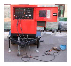 Wholesale DC Electric Arc Welder Genset Diesel Generator Mobile Trolley 450A 500Amp Engine Driven from china suppliers
