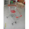 Buy cheap Q195 Supermarket Push Cart 60L Capacity Small Shopping Trolley 750x461x935mm from wholesalers
