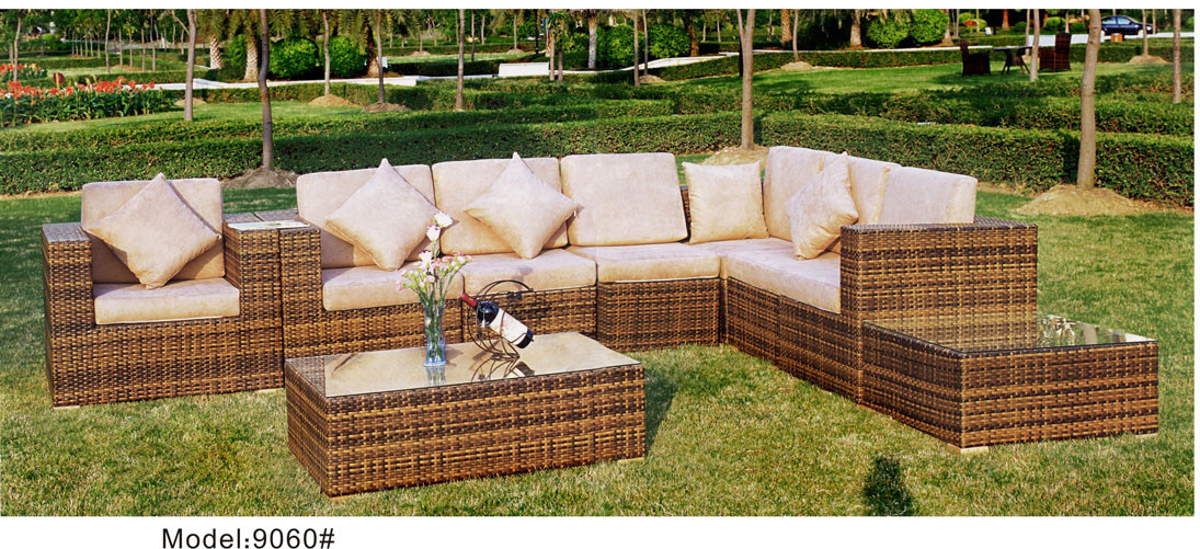 Buy cheap outdoor sofa furniture rattan modular sofa --9060 from wholesalers