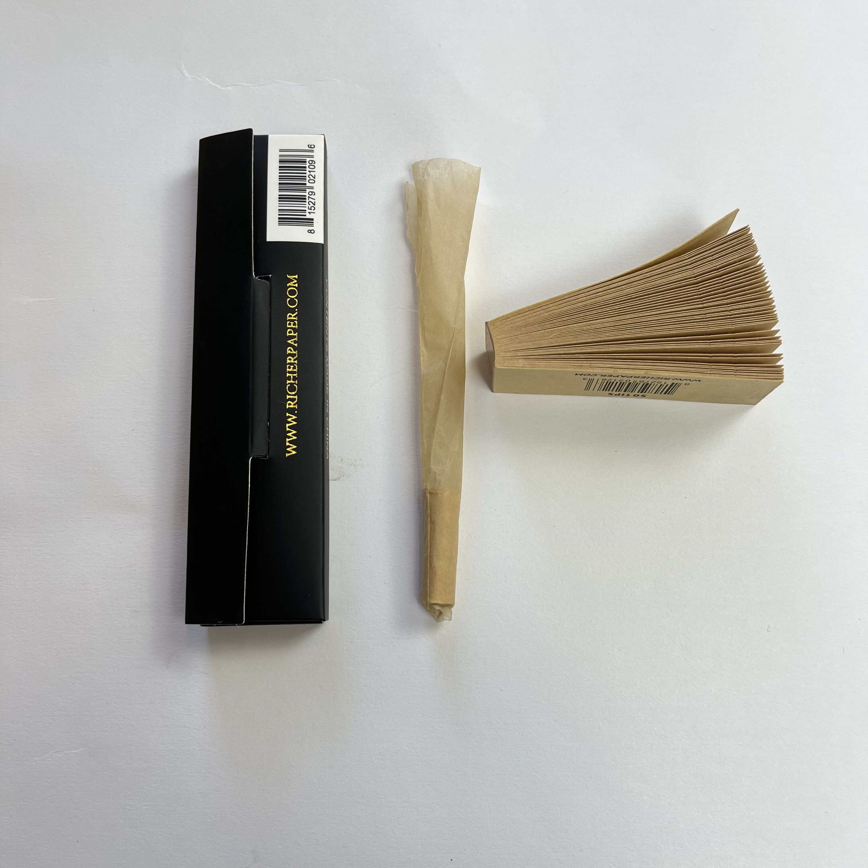 Wholesale Custom Rice Brown Rolling Paper King Size 32 Leaves With Tips from china suppliers