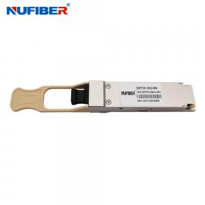 Wholesale 850nm 100m 100G QSFP28 SR4 MPO Optical Transceiver QSFP Module from china suppliers