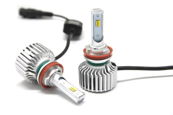 Quality Tri- Colors T5 CSP Led Headlight H11 H7 9005 9006 Auto Led Headlight Bulb for sale