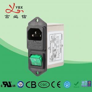 Wholesale 1-10A Socket Machine Plug In AC Line Filter With Fuse And On Off Switch from china suppliers
