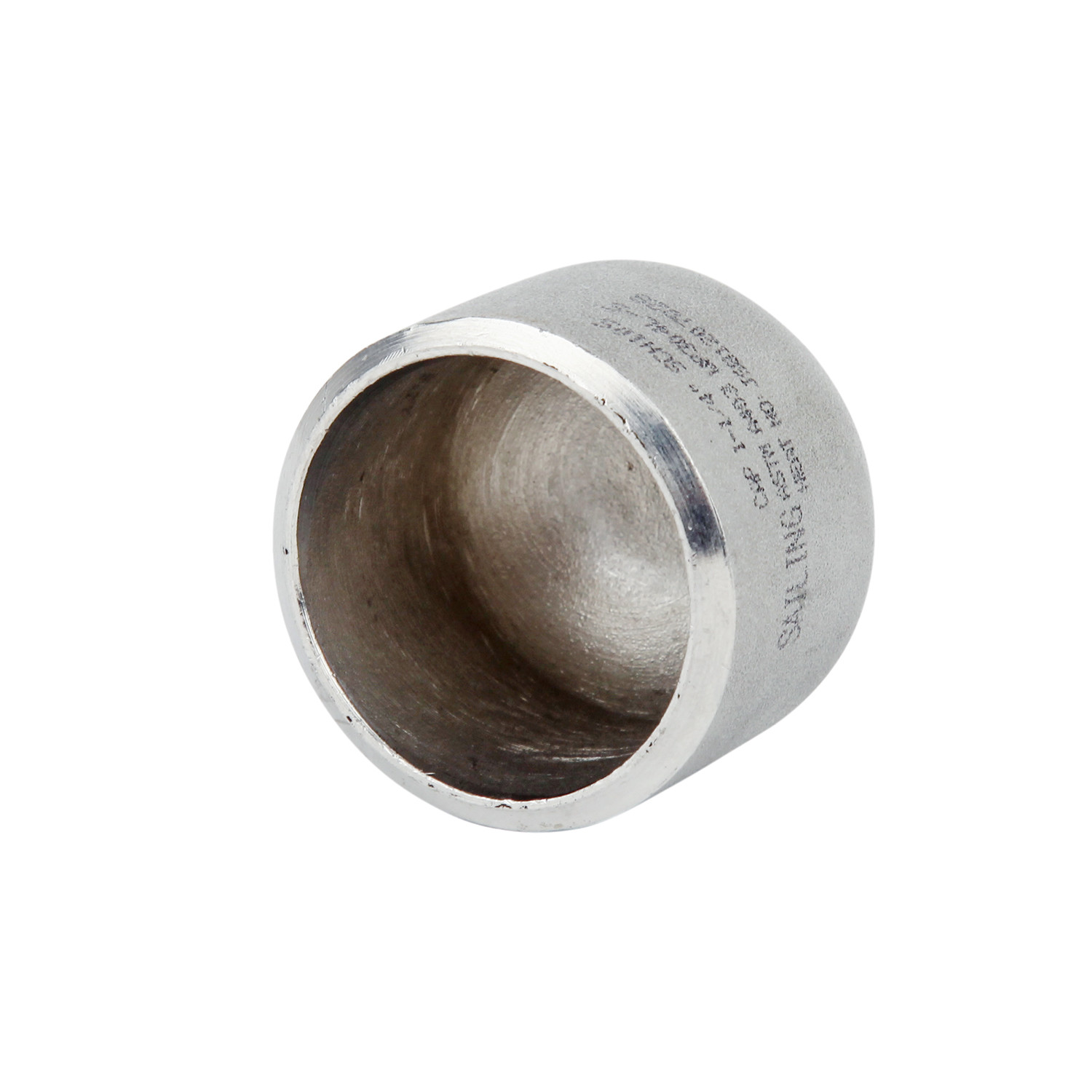 Wholesale A403 Stainless Steel Buttweld Fittings , 1.5 Inch 3MM Stainless Buttweld Caps from china suppliers