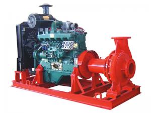 Wholesale Electric start diesel engine fire pump water 100 hp High pressure 6 inch suction 50m head from china suppliers
