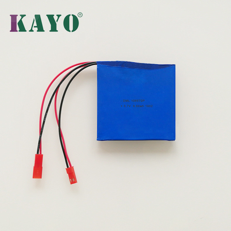 Wholesale 2400mAh Rechargeable Lithium Polymer Battery 3.7V MSDS Lipo Cell from china suppliers