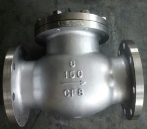 Wholesale Cast Carbon Steel Check Valve BB Duplex Renewable Seat Hard Faced With 13 CR Stellite 6 from china suppliers