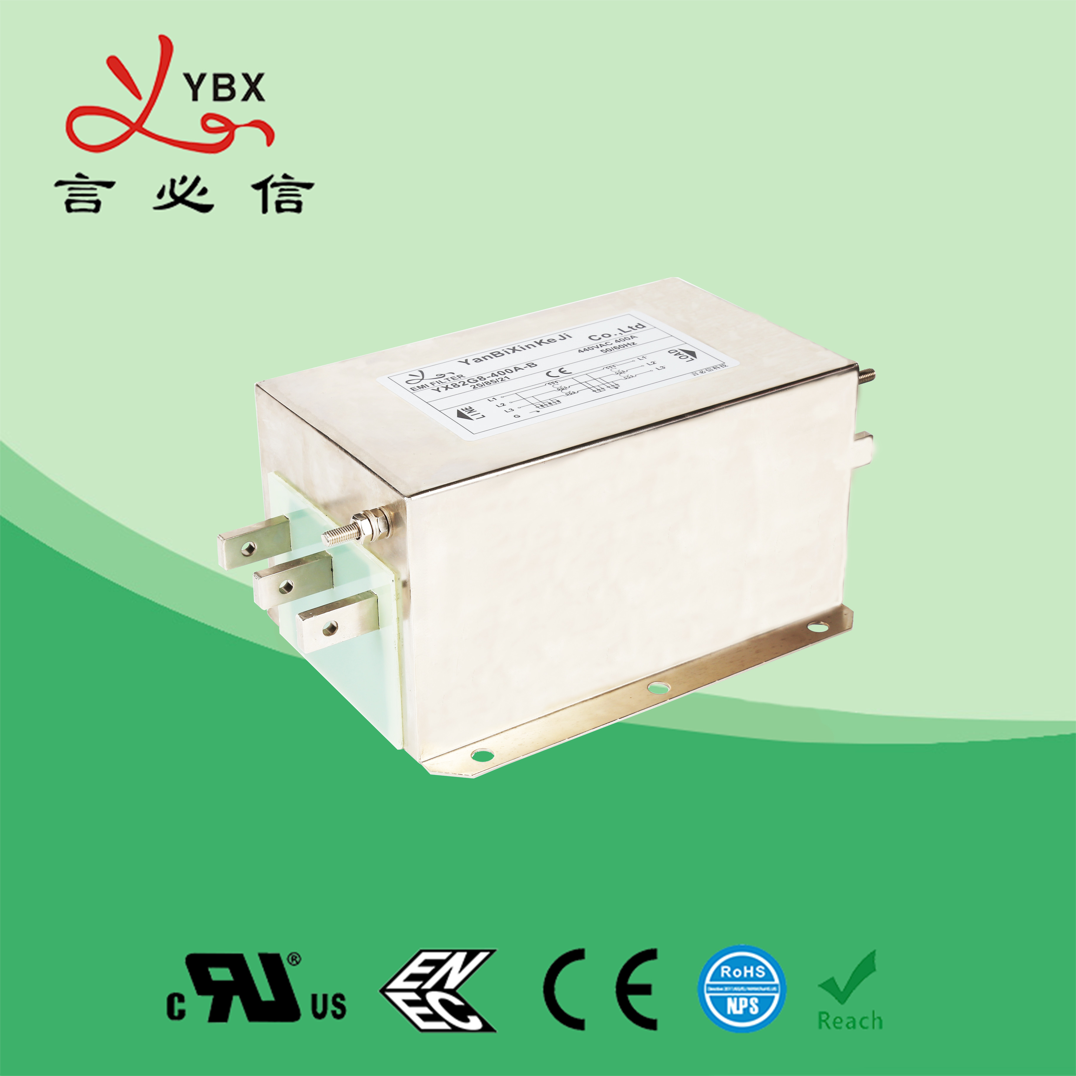 Wholesale Yanbixin High Performance Rfi Suppression Filter 3 Phase Inverter Interference from china suppliers