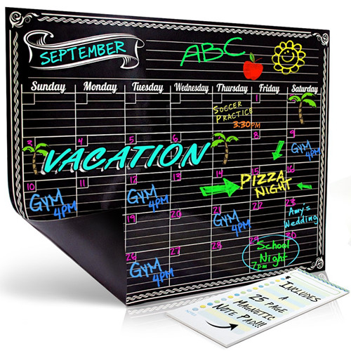 Wholesale 16'' X 11.75'' Magnetic Fridge Calendar Magnetic Dry Erase Wall Calendar from china suppliers