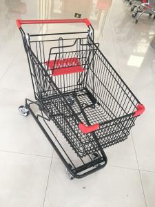 Wholesale 125 L Supermarket Shopping Trolley With 4 Swivel Flat Casters , 941 X 562 X 1001mm from china suppliers