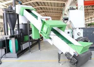 Wholesale Bimetal Plastic Recycling Granulator Machine pe film Pelletizing 2100kg/h from china suppliers
