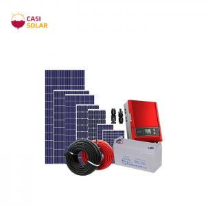 Wholesale 48VDC Hybrid Solar Power System Battery 220VAC Rooftop Ground from china suppliers