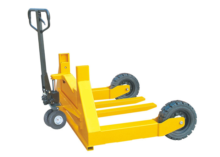 Wholesale Adjustable Forks Rough Terrain Pallet Truck With Rubber Wheels 240mm Total Lift Height from china suppliers