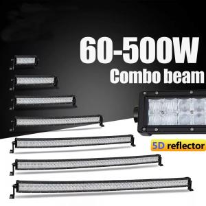 Wholesale Super Bright 5D OFFROAD 500W 52 Inch LED WORK LAMP 50000 Lumen LED Light Bar For Jeep SUV from china suppliers