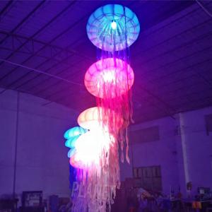 Wholesale Wedding Christmas Decor Colorful Jellyfish Lamp Inflatable Jellyfish Decoration Balloon from china suppliers