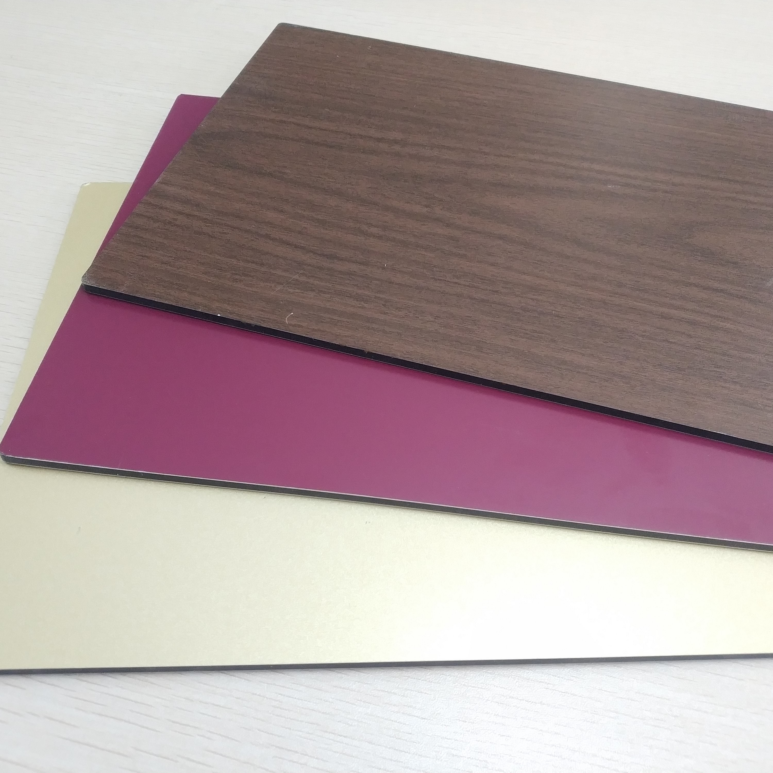 Wholesale Exterior Wall Cladding A1 Aluminum Wood Grain Metal Panels , ACP Composite Panel from china suppliers