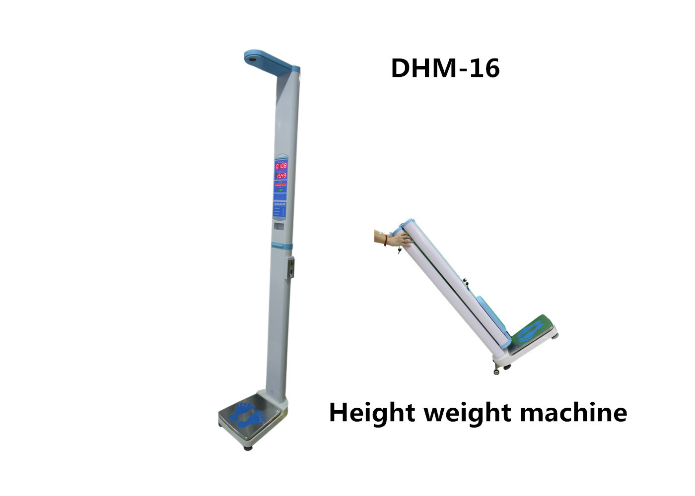 Wholesale 200kg/0.1kg Digital Height And Weight Scale With And Land Wheel Multi Languages from china suppliers