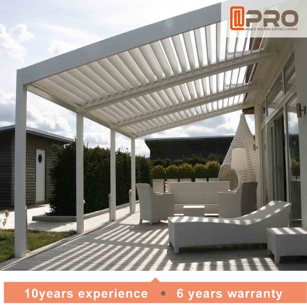 Wholesale Durable White Aluminum Attached Pergola Wall Mounted Style For Window Of Office from china suppliers