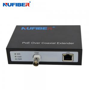 Wholesale 48 - 52VDC POE Ethernet Over Coax Extender For CCTV IP Camera from china suppliers