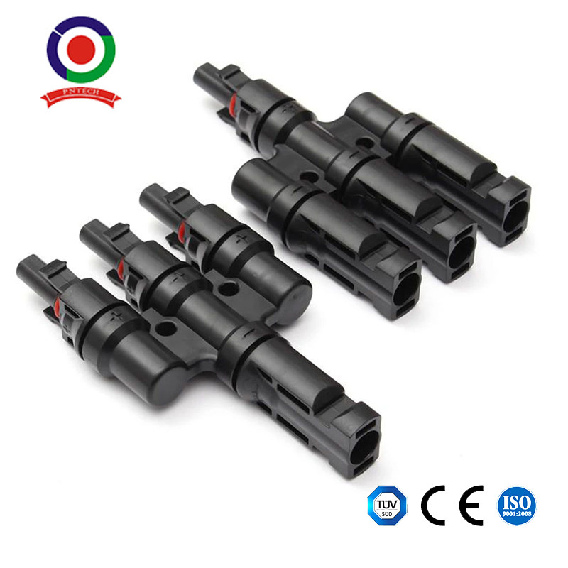 Quality 1000V 30A CE Certificate T Type Parallel Solar Panels Solar Branch Connector for sale