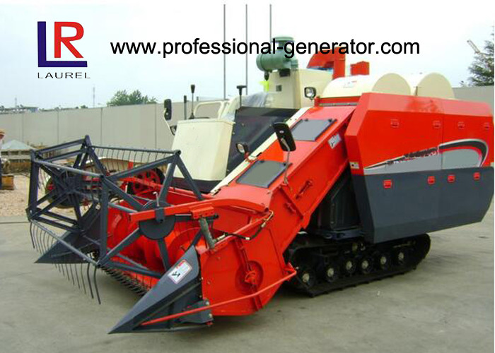 Wholesale Diesel Engine 65kW Rice Wheat Grain Full Feed Agriculture Harvester Double Vibrating Sieve from china suppliers