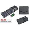 Buy cheap Foldable Sungold 7w 12V Solar Panel Kits , Portable Solar Cell Phone Charger from wholesalers