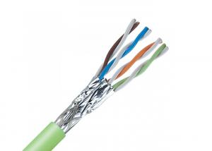 Wholesale Solid Copper Conductor Bulk CAT Cable 24 AWG 4 Twisted Pair FTP For Networking from china suppliers
