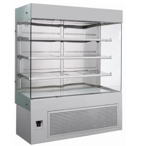 Wholesale Fan Cooling Bakery Glass Showcase 4ft , Open Showcase Chiller 1200*700*1900mm from china suppliers