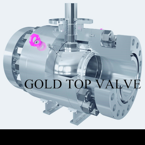 Wholesale API 6D Split Body Side Entry Ball Valve Trunnion Mounted ASME B16.34 from china suppliers