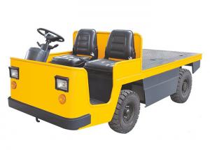 Wholesale Pneumatic Battery Operated Platform Truck , Electric Industrial Tow Tractors 3000kg from china suppliers