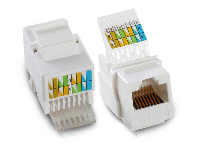Wholesale Toolless LAN Cable Accessories RJ45 Connector / Jack For 8 Pin Solid Punch Down Type from china suppliers