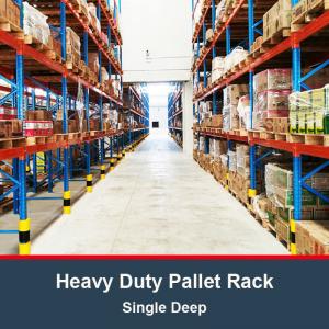 Buy cheap Single Deep Heavy Duty Pallet Rack Selective Pallet Rack Warehouse Storage Rack from wholesalers
