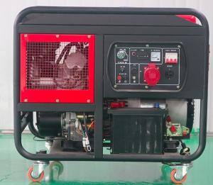 Wholesale Air cooled 2 cylinder engine 10kva 10kw diesel generator with wheels from china suppliers