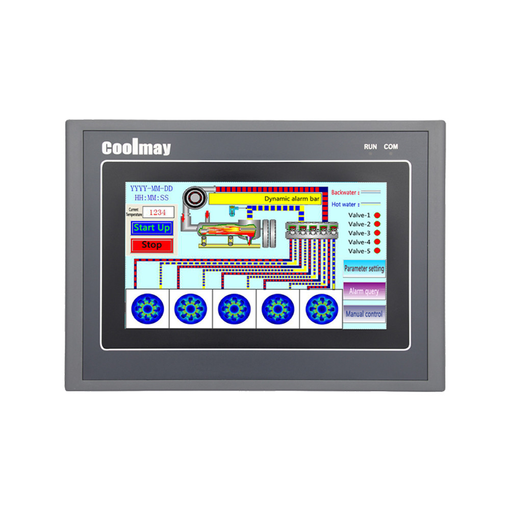 Wholesale 7 Inch Integrated PLC Touch Panel 24vdc 8 Bit Encryption RoHS Approved from china suppliers