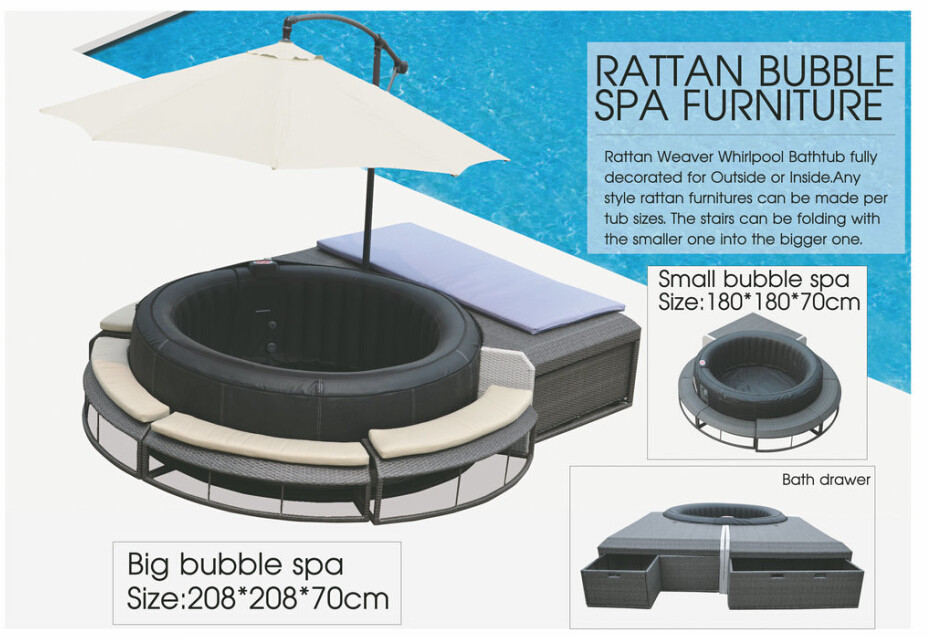 Wholesale outdoor furniture Spa or jacuzzi furniture-9601 set from china suppliers
