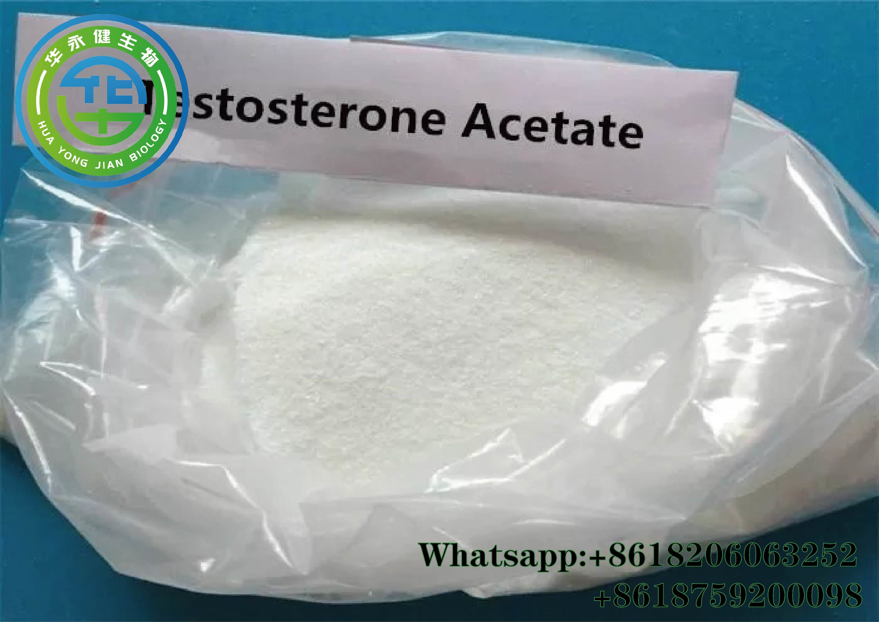 Wholesale Androgenic Injectable Anabolic Steroids Testosterone Acetate Powder Test A raw powder 1045-69-8 from china suppliers