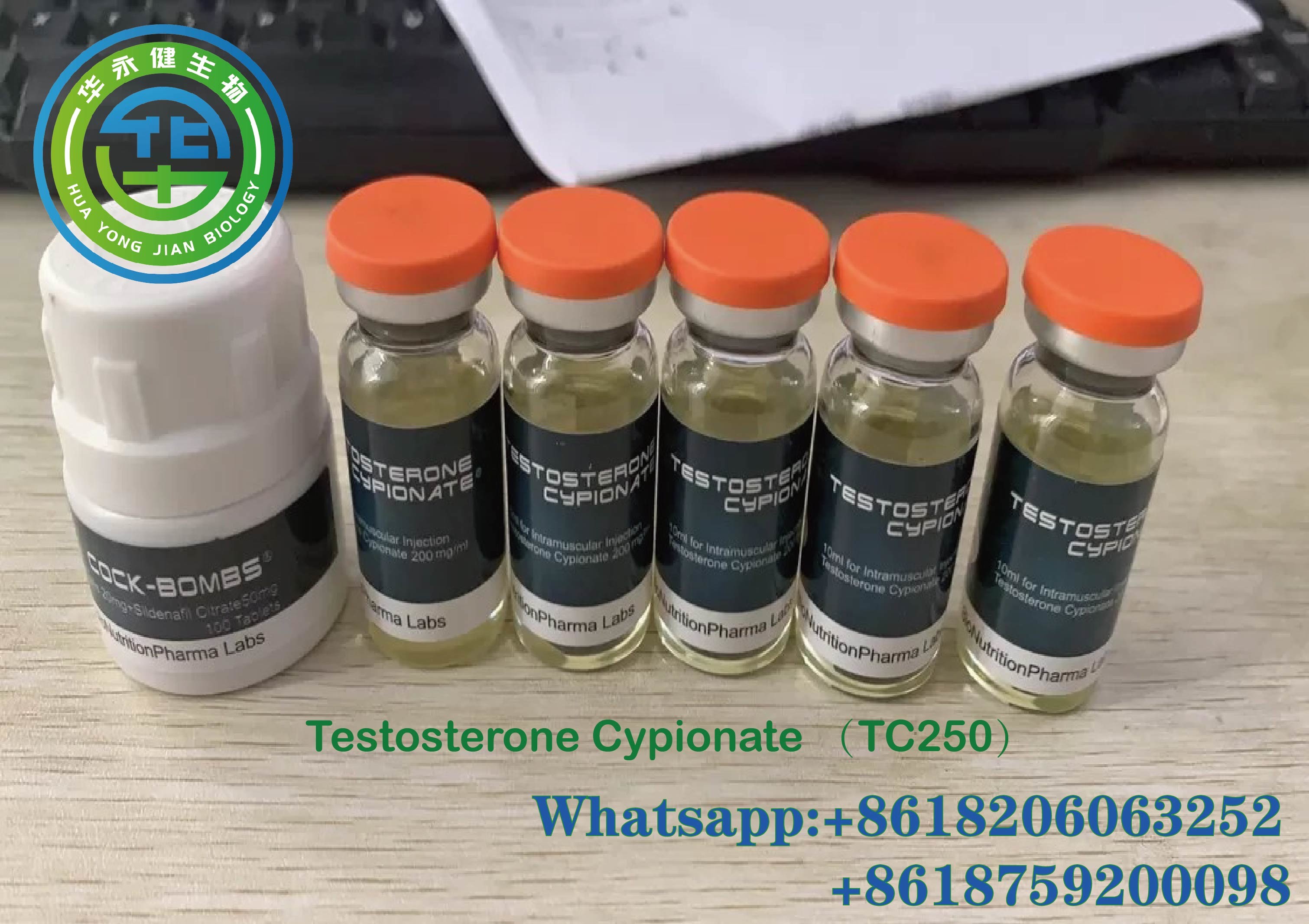 Wholesale Injectable TC250 Anabolic Steroids Testosterone Cypionate 250mg steroid Test Cyp oil CasNO. 58-20-8 from china suppliers