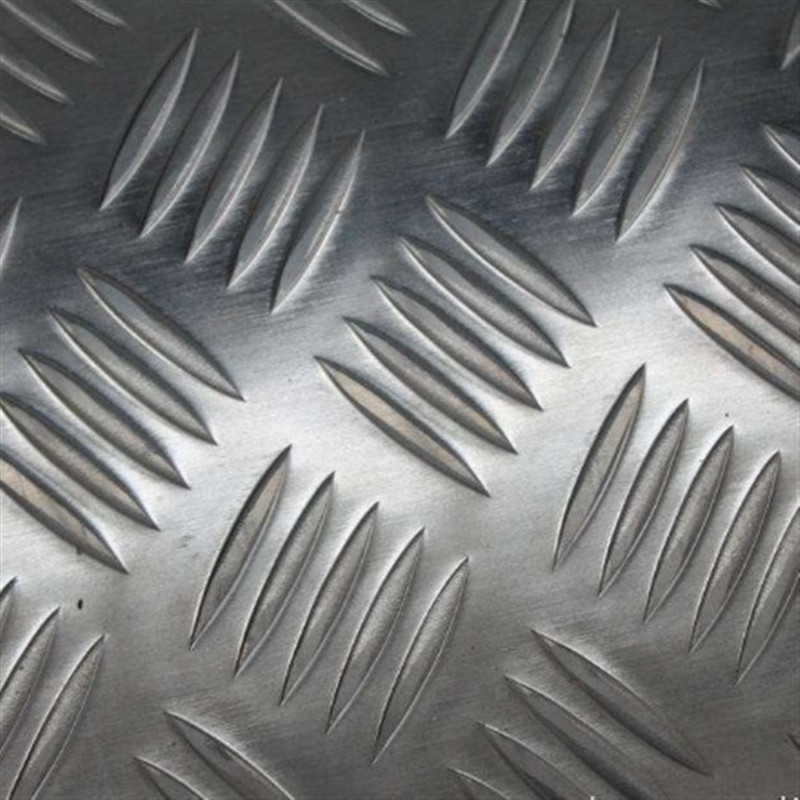 Wholesale 1060 Five Bars Pattern Aluminium Checker Plate , Aluminium Chequered Sheet Baseboard from china suppliers