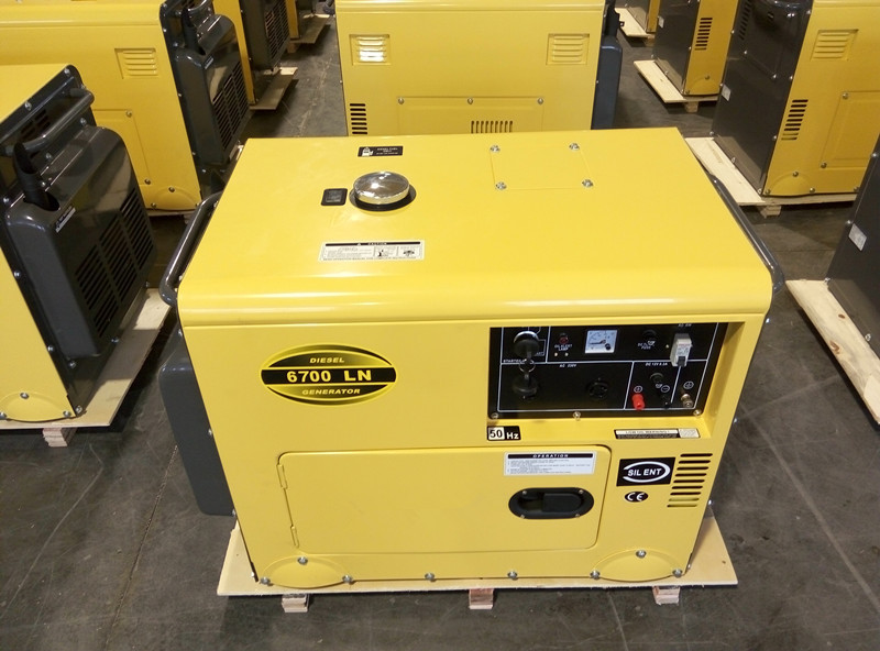 220 Volt 22A Sound Proof Diesel Generator With Single Cylinder Four Stroke