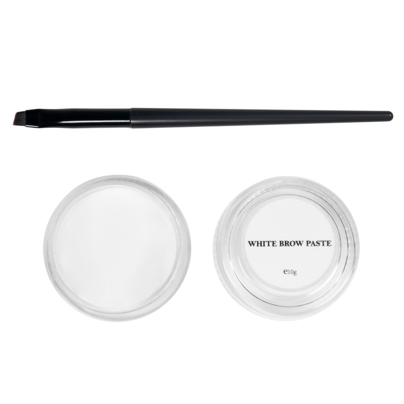 10g White Brow Paste Lipliner Shaping For Permanent Makeup Secure Eyebrow Liner