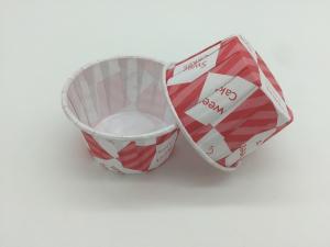Wholesale Stitching Color Red And White Baking Cups , Cupcake Paper Cases Mini Birthday Cake Holder from china suppliers